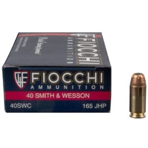 Fiocchi 40 S&W 165gr JHP Handgun Ammo