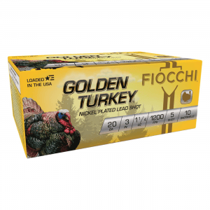 Fiocchi Golden Turkey 20 Gauge 3 inch 1 1/4 oz. 10 rounds