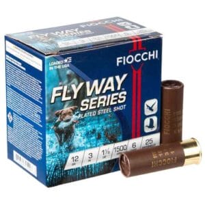 Fiocchi Speed Steel 12 Gauge 3in #6 1-1/8oz Waterfowl Shotshells - 25 Rounds - #6