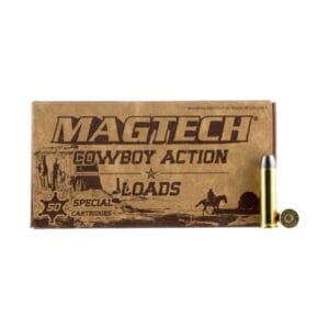 Magtech Cowboy Action .357 Magnum 158 Grain Lead Flat Nose Centerfire Handgun Ammo