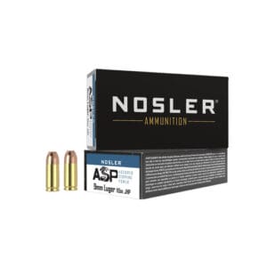 Nosler Assured Stopping Power 9mm Luger 115gr JHP Handgun Ammo - 50 Rounds