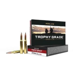 Nosler Trophy Grade Long Range 270 Winchester 150gr Accubond Rifle Ammo - 20 Rounds