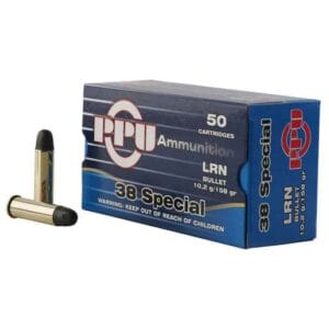 PPU Handgun 38 Special 158gr LRN Handgun Ammo - 50 Rounds