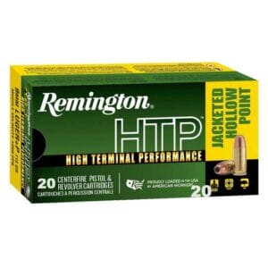 Remington High Terminal Performance 9mm Luger +P 115gr JHP Handgun Ammo - 20 Rounds