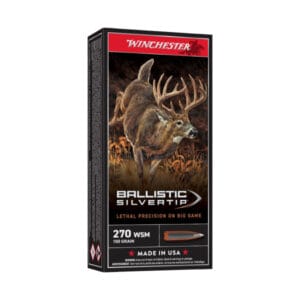 Winchester Ballistic Silvertip .270 WSM Win Short Mag 150 Grain Centerfire Rifle Ammo