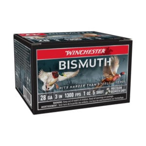 Winchester Bismuth Shotshells - 28 Gauge - #5 - 3'' - 15 Rounds