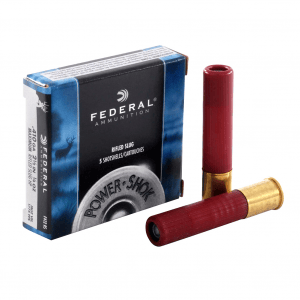 FEDERAL Power-Shok 410 Bore 2.5in Rifled Slug Ammo, 5 Round Box (F412RS)