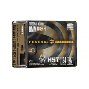 Federal - Premium - 9mm +P - 124 Grain - HST