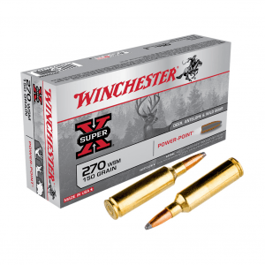 WINCHESTER AMMO Super-X 270 WSM 150Gr Power-Point Ammo (X270WSM)