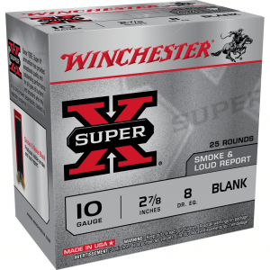 WINCHESTER AMMO Super X Black Powder Load 10 Gauge 2.87in 25rd Shotgun Shells (XBP10W)