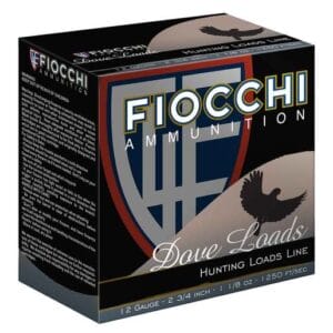 Fiocchi Field Dynamics Dove & Quail 12 Gauge 2-3/4in #7.5 1-1/8oz Upland Shotshells - 25 Rounds - #7.5