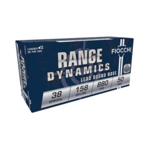 Fiocchi Shooting Dynamics .38 Special 158 Grain LRN Handgun Ammo