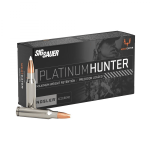 Sig Sauer Platinum Hunter Accubond Rifle Ammunition .270 Win 150gr PT 3200 fps 20/ct