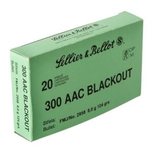 300 Aac Blackout 124gr Fmj Ammunition - 300 Aac Blackout 124gr Fmj 20/Box