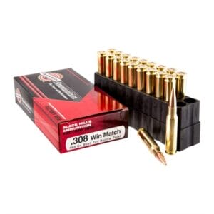 308 Winchester 168gr Match Hollow Point Ammo - 308 Winchester 168gr Match Hp 20/Box