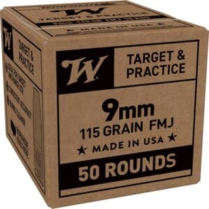 9mm Luger Service Grade Ammo - 9mm Luger 115gr Full Metal Jacket 50/Box