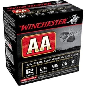 Aa Low Recoil Ammo 12 Gauge 2-3/4'''' 1 Oz #8 Shot - 12 Gauge 2-3/4'''' 1 Oz #8 Shot 25/Box