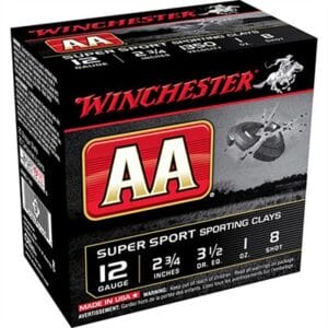 Aa Super Sport Sporting Clays 12 Gauge Shotgun Ammo - 12 Gauge 2-3/4'''' 1oz #8 250 Case