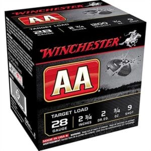 Aa Target 28 Gauge Shotgun Ammo - 28 Gauge 2-3/4'''' 3/4oz #9 250 Case