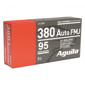 Aguila .380 ACP FMJ 95 Grain 50 Rounds