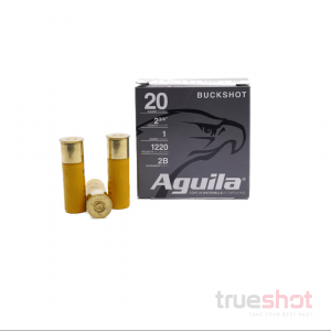 Aguila - 20 Gauge - #2 Buckshot - 2.75" - 1 oz. - 1220 FPS