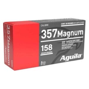 Aguila 357 Magnum 158gr SJSP Handgun Ammo - 50 Rounds