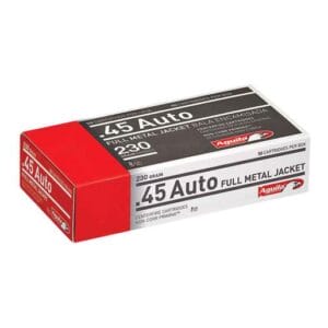 Aguila 45 Auto (ACP) 230gr FMJ Handgun Ammo - 50 Rounds