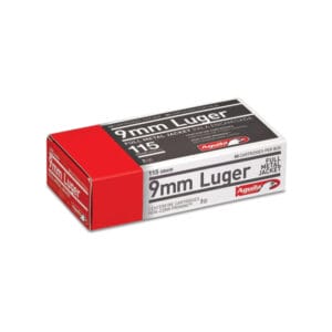 Aguila 9mm Luger 115 Grain FMJ Handgun Ammo