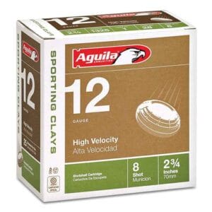 Aguila High Velocity 12 Gauge 2-3/4in #7.5 1oz Target Shotshells - 25 Rounds - #7.5