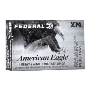 American Eagle 223 Remington Rifle Ammo - 223 Remington 55gr Fmj 20/Box