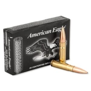 American Eagle 300 Aac Blackout 220gr Otm Subsonic Ammunition - 300 Aac Blackout 220gr Open Tip Match Subsonic 20/Box