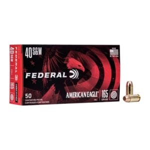 American Eagle 40 S&W Ammo - 40 S&W 165gr Full Metal Jacket 50/Box