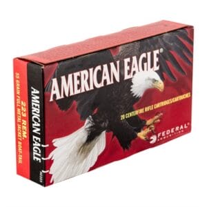 American Eagle Ammo 223 Remington 55gr Fmj-Bt - 223 Remington 55gr Full Metal Jacket Bt 20/Box