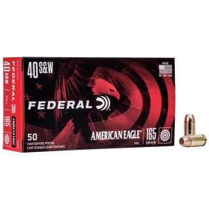 American Eagle Handgun Ammunition .40 S&W 165 gr. FMJ 1130 fps 50/ct