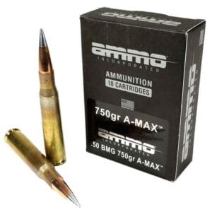 Ammo Inc A-Max 50 BMG 750gr Rifle Ammo - 10 Rounds