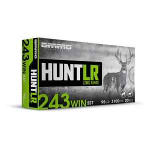 Ammo Inc Hunt LR SST Rifle Ammunition .243 Win 95gr PT 3100 fps 20/ct