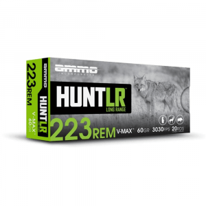 Ammo Inc Hunt LR V-Max Rifle Ammunition .223 Rem 60gr PT 3030 fps 20/ct