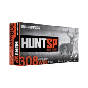 Ammo Inc Hunt SP .308 Win 165 Grain Centerfire Ammo