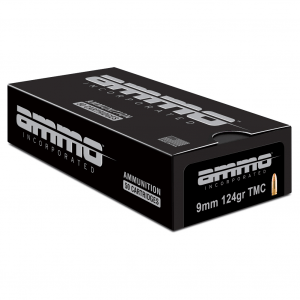 Ammo Inc Signature, 9MM, 124 Grains, Total Metal Coating, 50 Round Box 9124TMC-A50