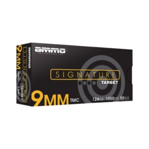 Ammo Inc Signature 9mm Luger 124 Grain Handgun Ammo