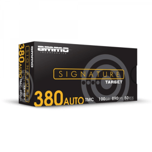 Ammo Inc Signature Handgun Ammunition .380 Auto 100 gr TMC 890 fps 50/ct