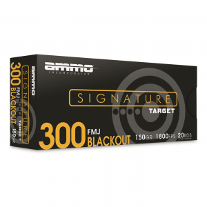 Ammo Inc. Signature .300 AAC Blackout FMJ 150 Grain 20 Rounds