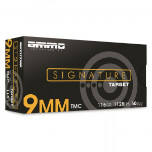 Ammo Inc. Signature 9mm TMC 115 Grain 50 Rounds