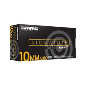 Ammo Inc. Signature Target 10mm Auto 180 Grain TMC Handgun Ammo