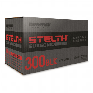 Ammo Inc. Stelth Subsonic .300 AAC Blackout TMC 220 Grain 20 Rounds