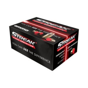 Ammo Inc. Streak Visual 9mm Luger 124 Grain Jacketed Hollow Point Centerfire Handgun Ammo