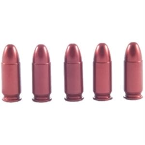 Ammo Snap Cap Dummy Rounds - 9mm Luger Snap Caps 5/Pack