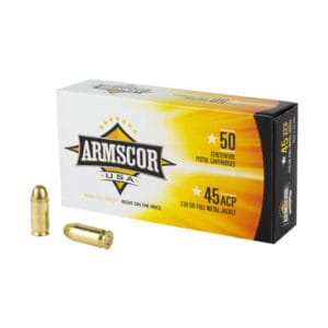 Armscor .45 ACP 230 Grain Full Metal Jacket Centerfire Handgun Ammo