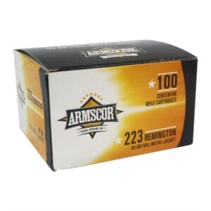 Armscorprecision 223 Remington Ammo - 223 Remington 55gr Full Metal Jacket 100/Box