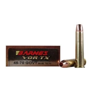 Barnes Vor-Tx 45-70 Government Ammo - 45-70 Government 300gr Triple-Shock X Flat Nose 20/Box